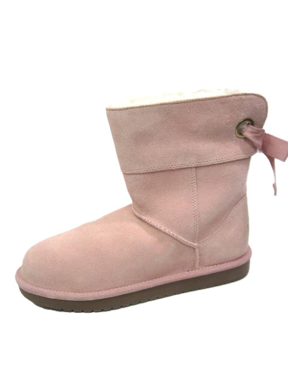 Ugg Koolaburra Girls Size 5 Womens Size 7 Andrah Short Pink Suede Booties Boots